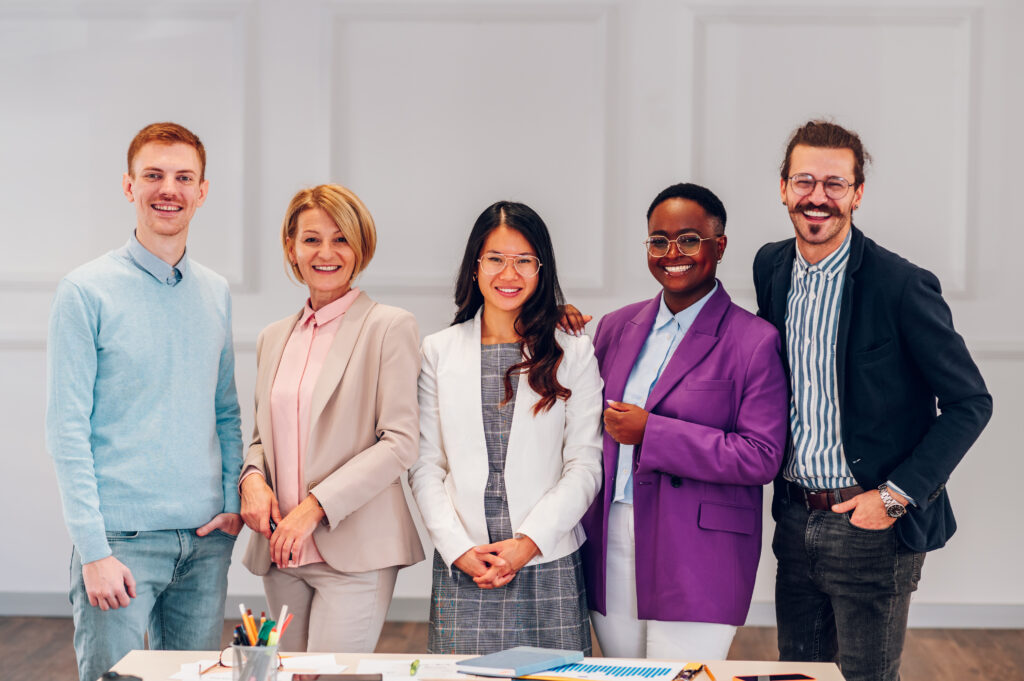 A group photo of marketing professionals